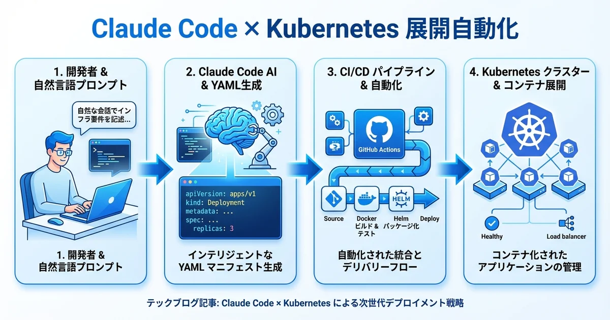 Claude CodeによるKubernetesデプロイ自動化の全体像