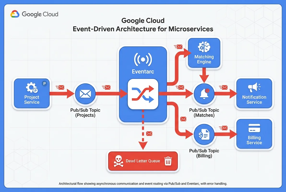 Google Antigravityによるイベント駆動アーキテクチャの全体像