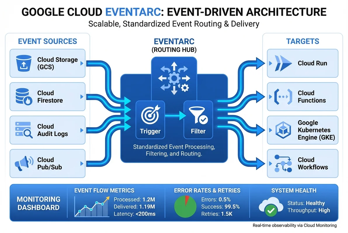 Google Cloud Eventarcのイベント駆動アーキテクチャ全体像