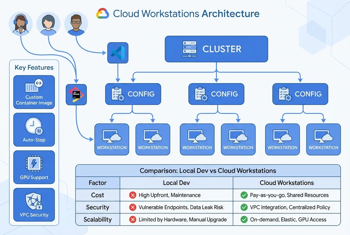 Cloud Workstationsアーキテクチャ全体像