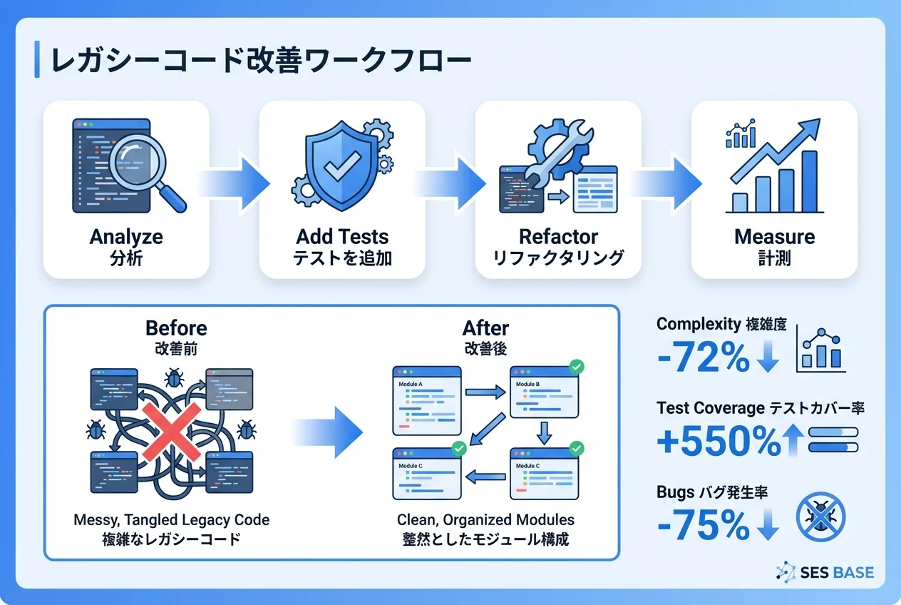 Codex CLIによるレガシーコード改善のワークフロー