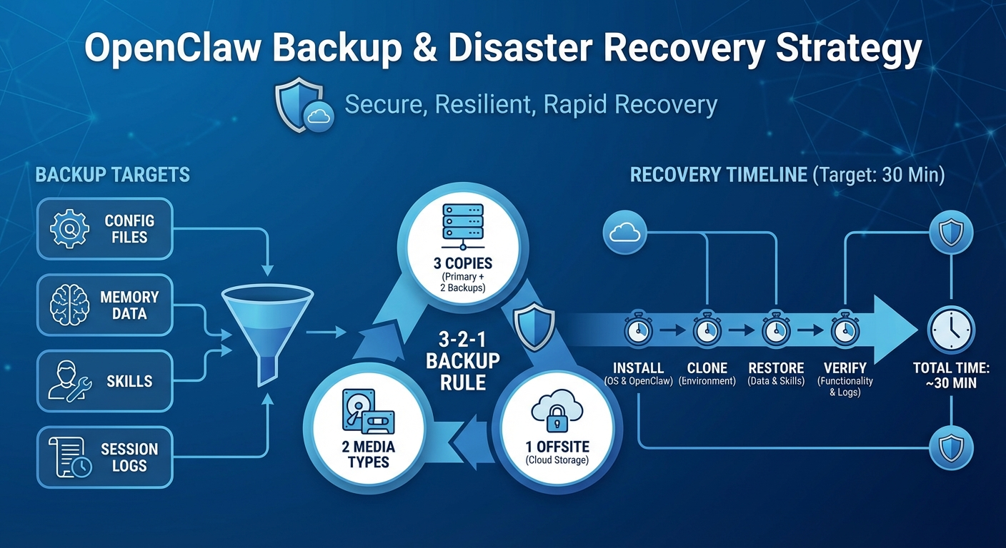 OpenClawバックアップ戦略の全体像