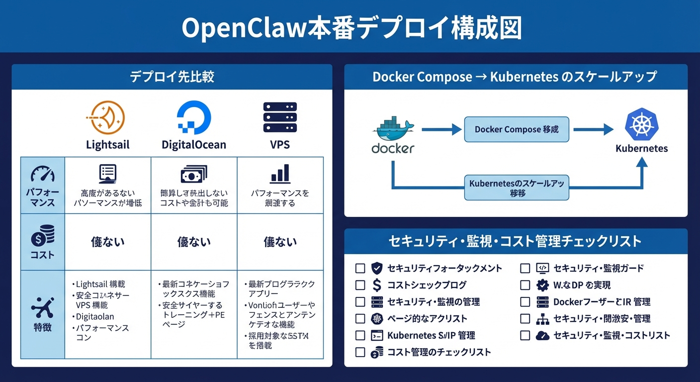 OpenClaw本番デプロイの全体構成