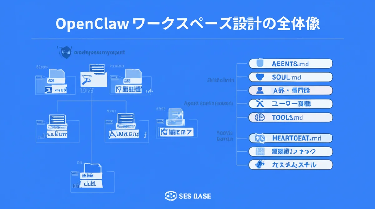 OpenClawワークスペース設計の全体像