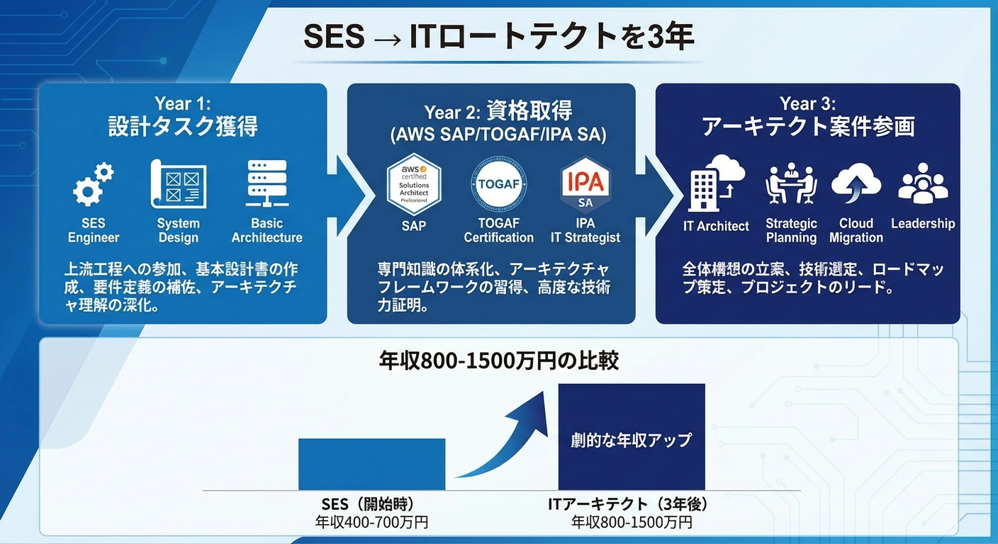 SESからITアーキテクトへの転身ロードマップ