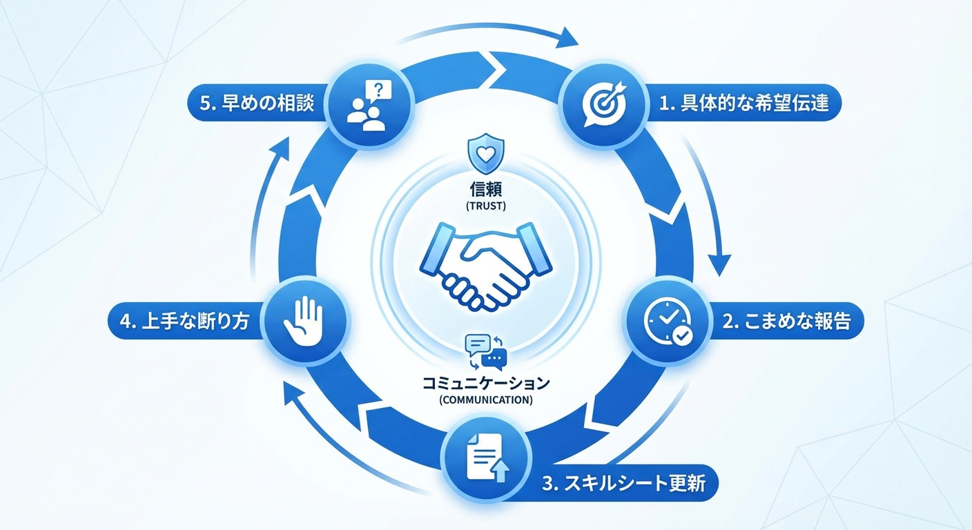 SES営業との信頼関係構築5ステップ
