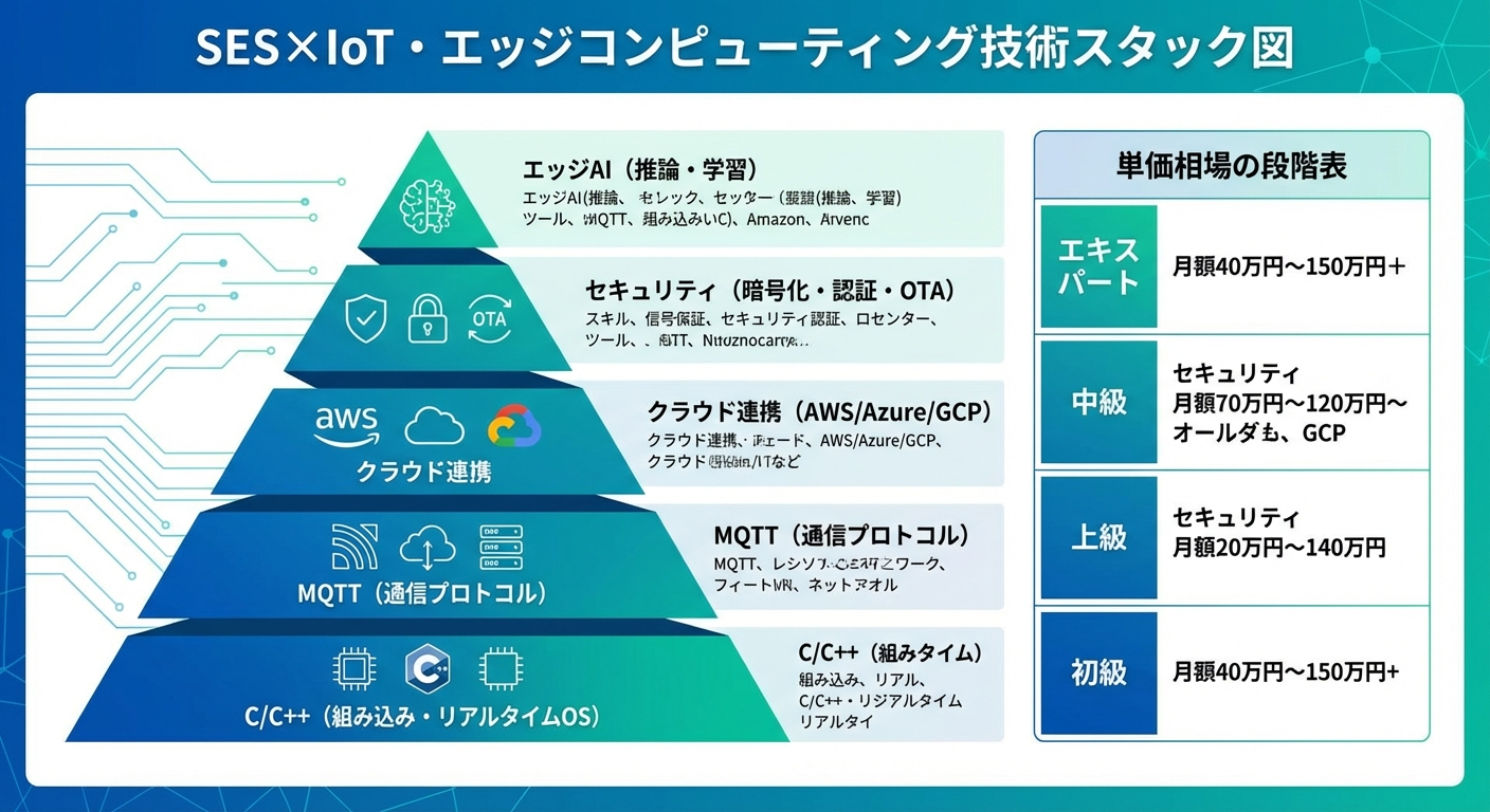 SES×IoT・エッジコンピューティングの全体像