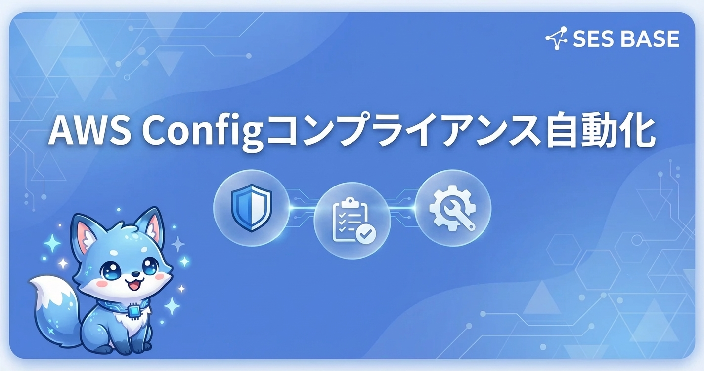 AWS Configでコンプライアンス自動化｜SESエンジニア向け