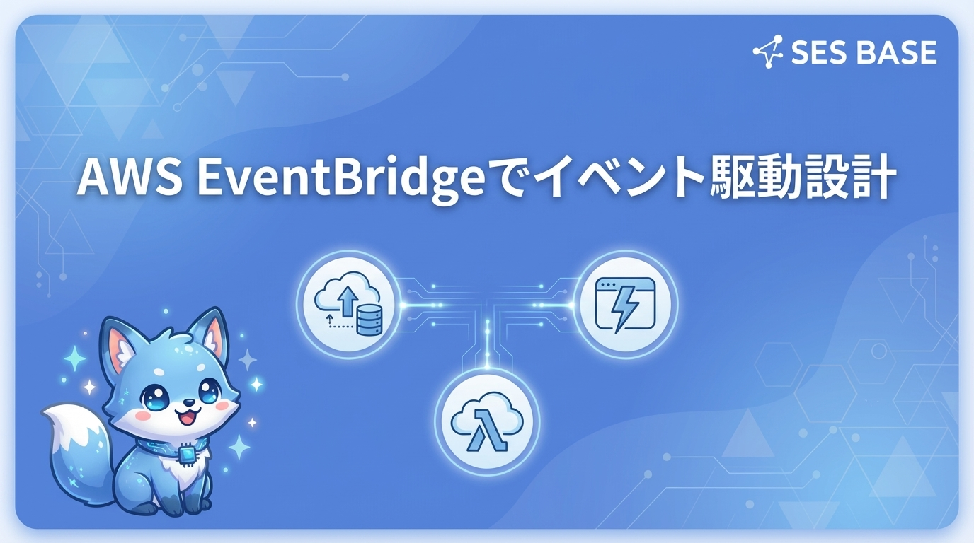 AWS EventBridgeでイベント駆動設計｜SES案件対応