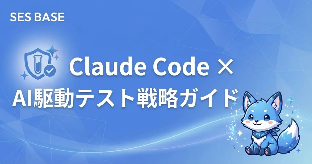 Claude Code × AI駆動テスト戦略｜E2E・ユニット・統合テストを自動設計する方法