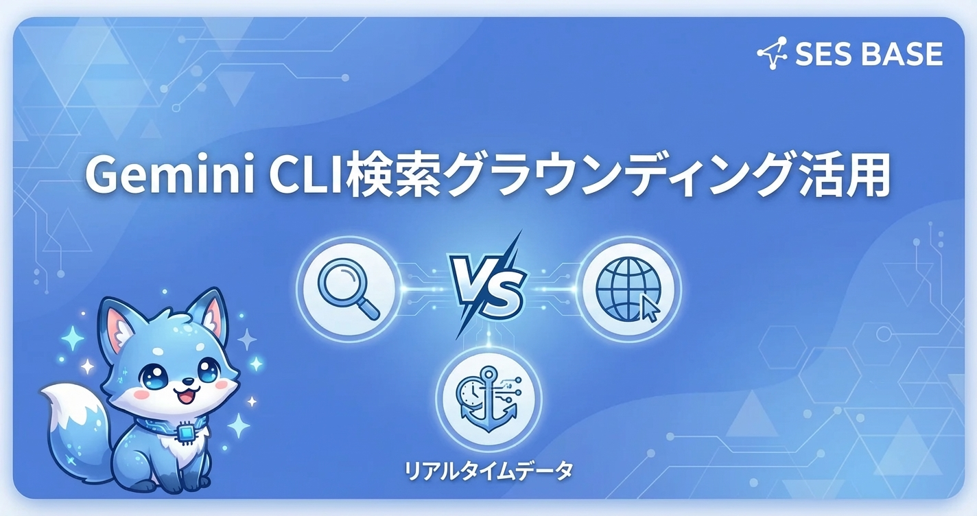 Gemini CLI検索グラウンディング活用｜最新情報取得術