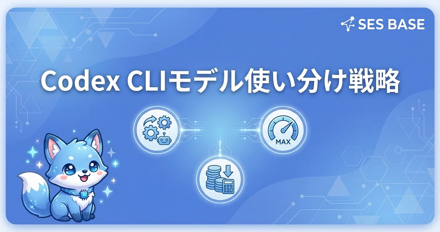Codex CLIモデル使い分け戦略｜GPT-5.4 mini活用術