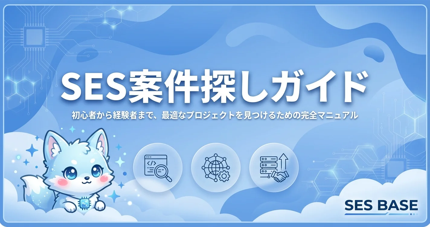 SES案件の探し方完全ガイド｜良い案件を見つける7つの方法【2026年版】