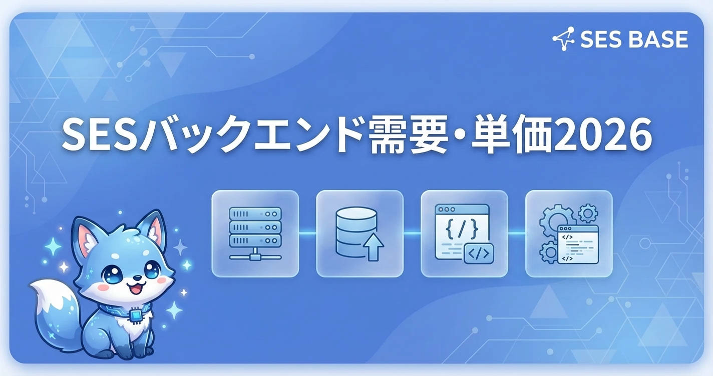 SESバックエンドエンジニア需要・単価・案件動向2026