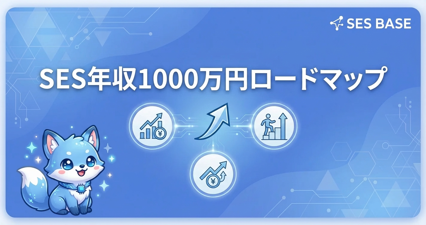 SESエンジニアが年収1000万円を達成する方法【実践ロードマップ】