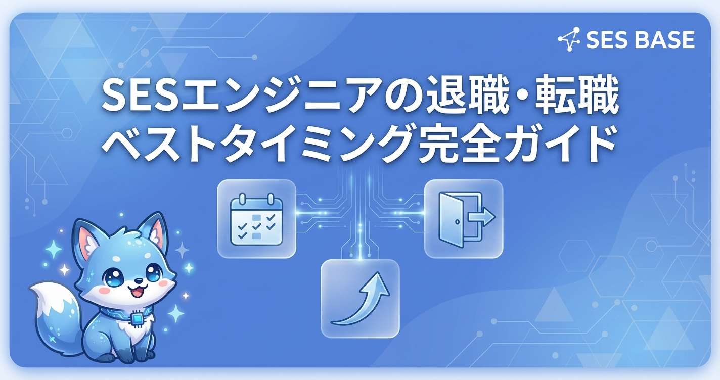 SESエンジニアの退職・転職ベストタイミング完全ガイド
