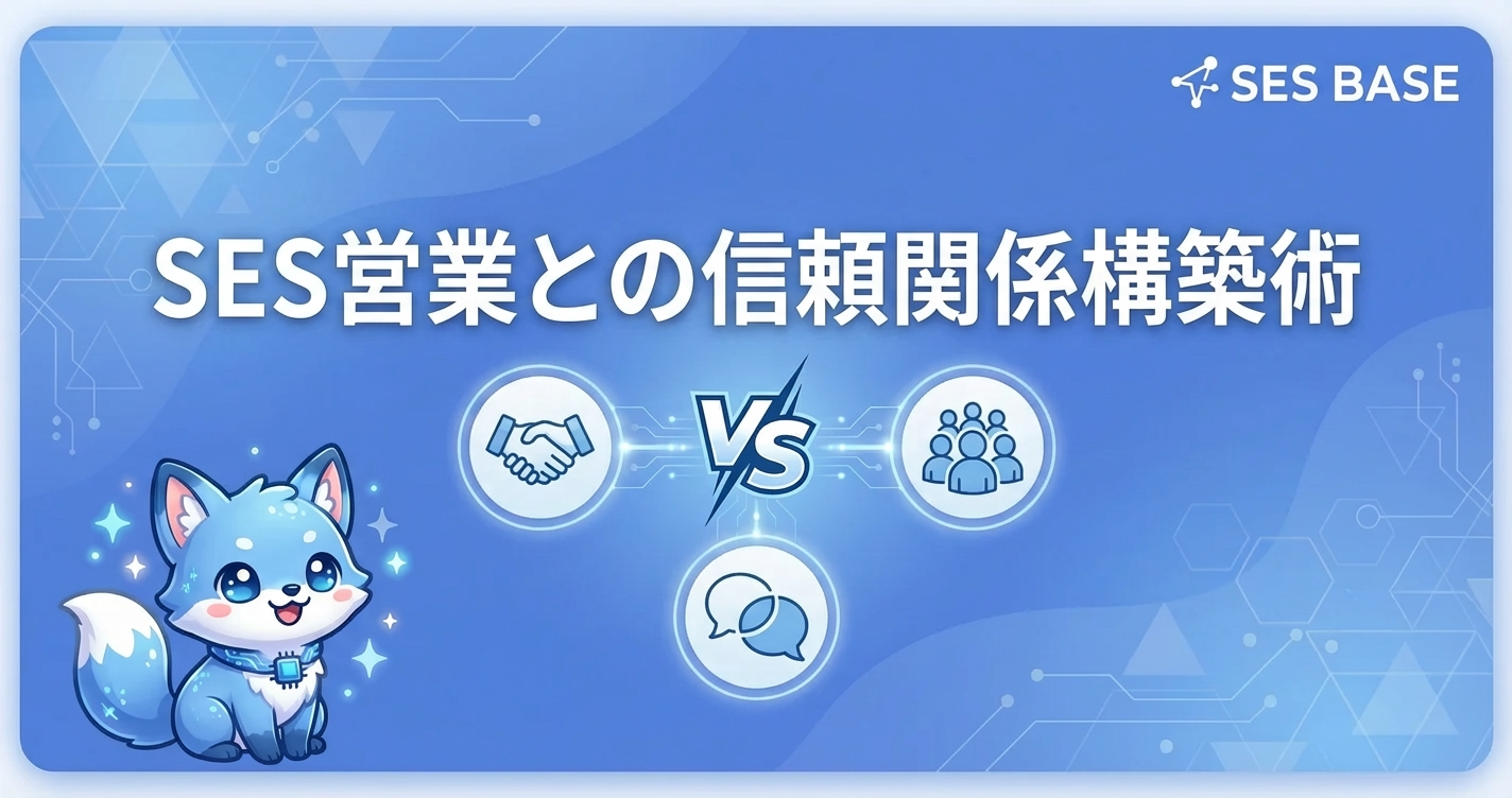 SESエンジニアと営業担当の信頼関係構築術【実践5ステップ】