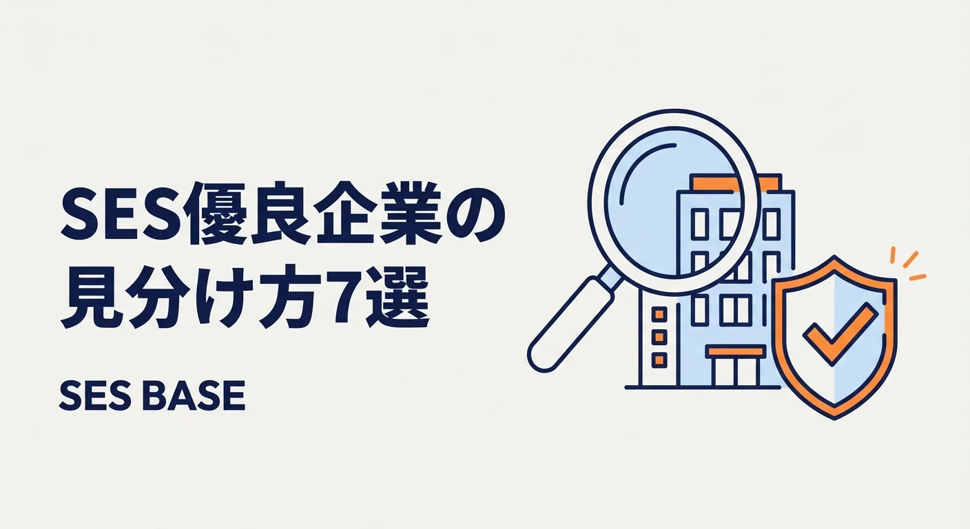 SES優良企業の見分け方7選｜ホワイト企業の特徴と探し方【2026年版】