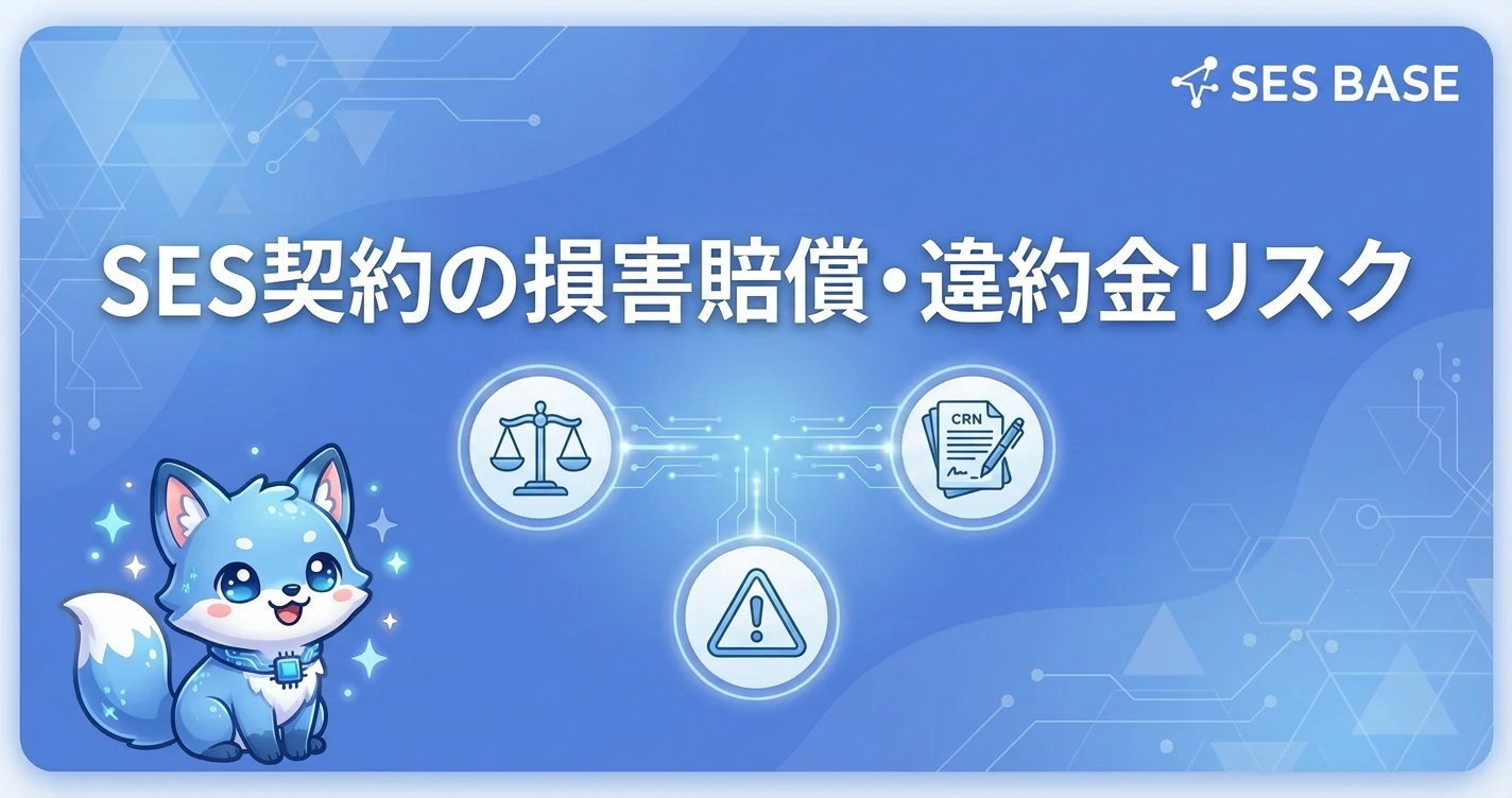 SES契約の損害賠償・違約金リスク｜エンジニアが知るべき法律知識