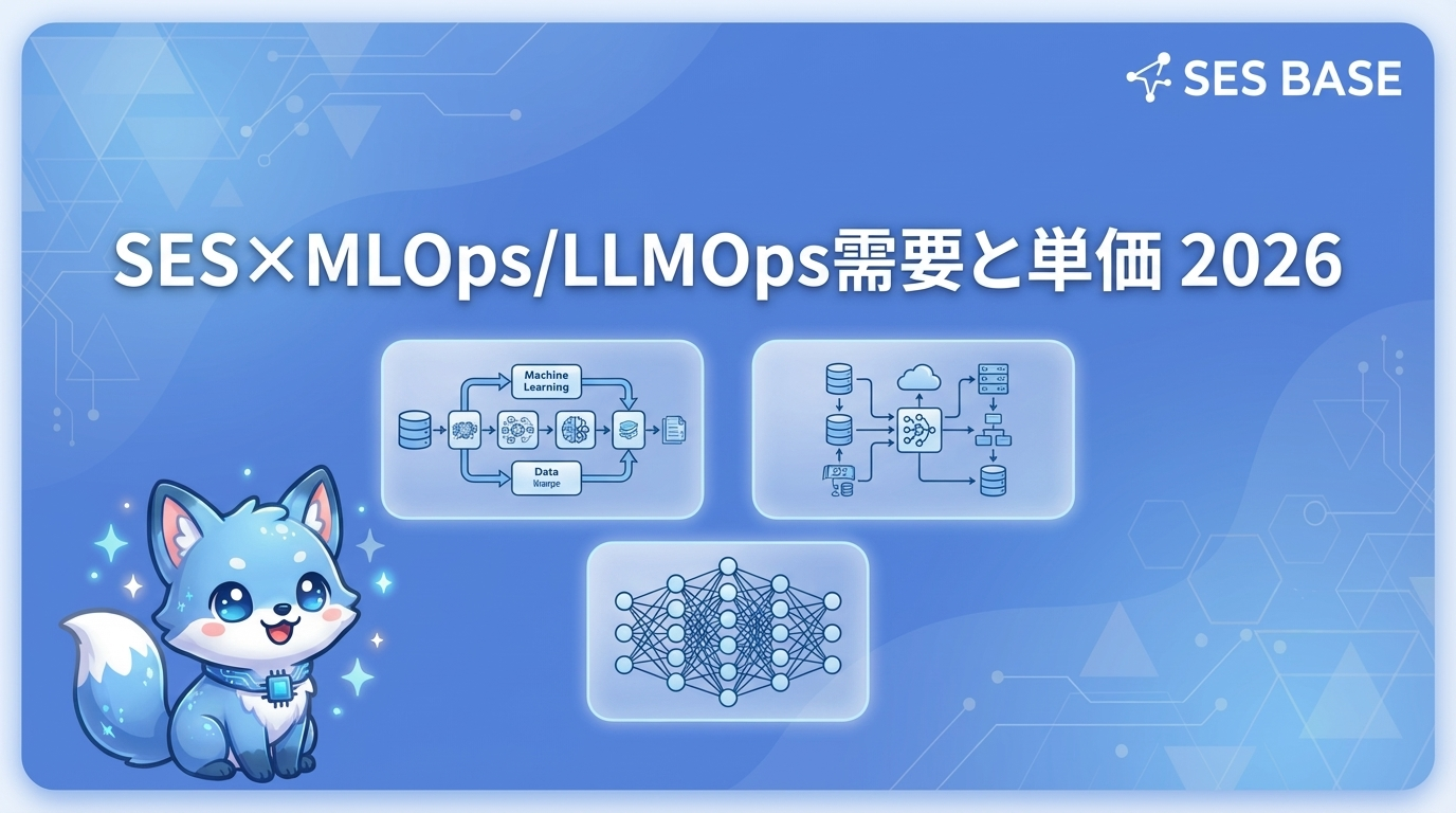 SES×MLOps/LLMOpsエンジニア需要と単価【2026年最新】