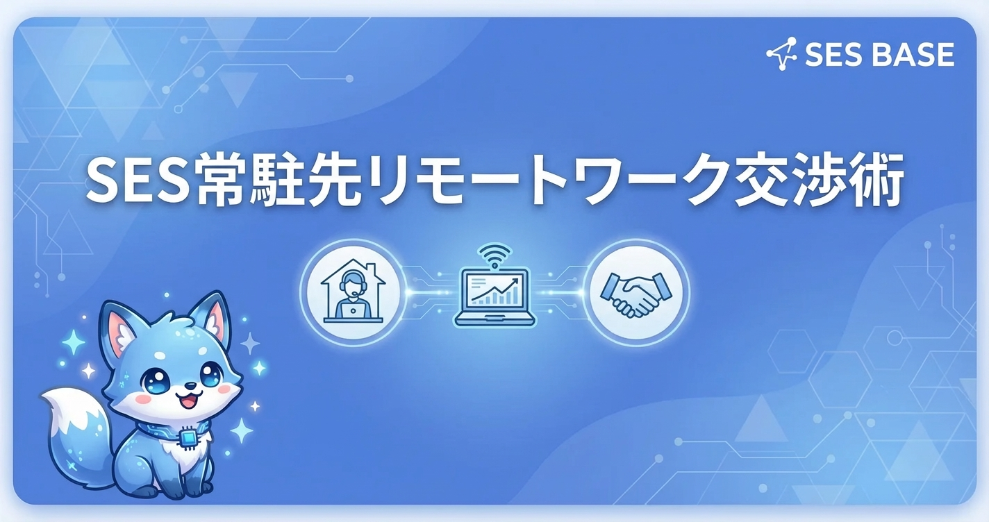 SES常駐先リモートワーク交渉術｜成功テンプレ付き2026