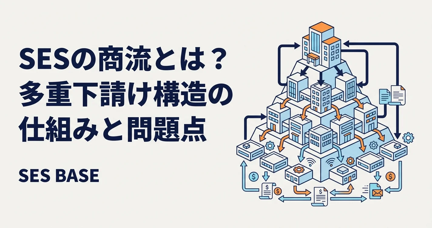 SESの商流とは？多重下請け構造の仕組みと問題点を解説【2026年版】