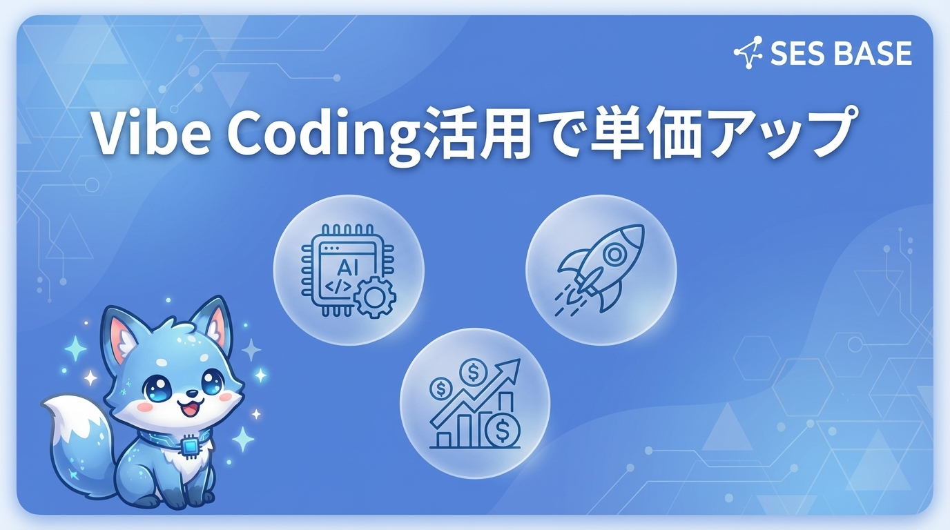 SESエンジニアのVibe Coding活用｜AI駆動開発で単価アップする方法